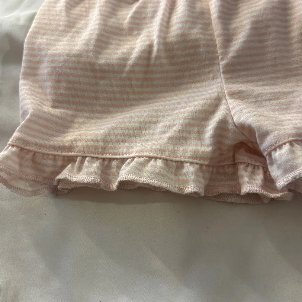 Carters Pink Striped Kids Shorts 2T